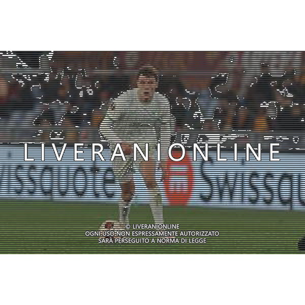 Roma vs Feyenoord - Europa League - Play Off - Stadio Olimpico - Roma 22-02-2024 nella foto Mats Wieffer FOTO FEDERICO GAETANO-AG ALDO LIVERANI SAS