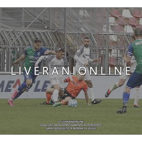 caduta arbitro marcenaro -FERALPISALO\' - ASCOLI 26a Giornata Campionato Calcio Serie BKT 24.02.2024 ©PAOLO GIAMPIETRI /AGENZIA ALDO LIVERANI SAS