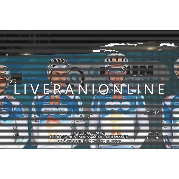 24-02-2024 Faun Ardeche Classic; 2024, Dsm - Firmenich Postnl; Barguil, Warren; Bardet, Romain; Guilherand Granges; ©SIROTTI /AGENZIA ALDO LIVERANI SAS