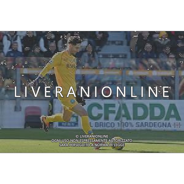 25-2-2024. Cagliari calcio- S.S.C. Napoli. 26° giornata campionato calcio italiano Serie A 2023/2024, Stadio Unipol Domus Cagliari. Foto Salvatore Moi/Agenzia Aldo Liverani s.as. Nella foto: Alex Meret Napoli ©MOI SALVATORE /AGENZIA ALDO LIVERANI SAS