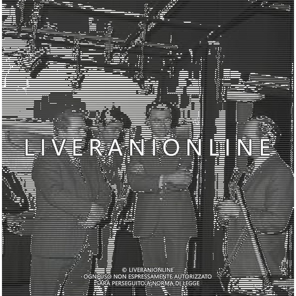 NEG-RETROSPETTIVA GIANNI BRERA GIORNALISTA E SCRITTORE NELLA FOTO GIANNI BRERA A MILANO ALLA PRESENTAZIONE DI UN MOSTRA NELL\'ANNO 1973 AG ALDO LIVERANI SAS