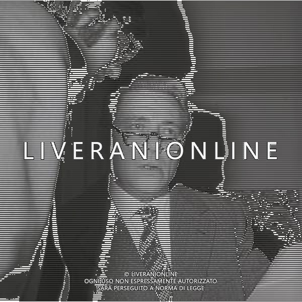 NEG-RETROSPETTIVA GIANNI BRERA GIORNALISTA E SCRITTORE NELLA FOTO GIANNI BRERA A MILANO ALLA PRESENTAZIONE DI UN MOSTRA NELL\'ANNO 1973 AG ALDO LIVERANI SAS