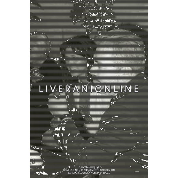 NEG-RETROSPETTIVA GIANNI BRERA GIORNALISTA E SCRITTORE NELLA FOTO GIANNI BRERA A MILANO AL CIRCOLO DELLA STAMPA NELL\'ANNO 1979 AG ALDO LIVERANI SAS  