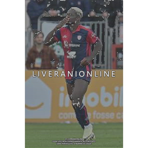 25-2-2024. Cagliari calcio- S.S.C. Napoli. 26° giornata campionato calcio italiano Serie A 2023/2024, Stadio Unipol Domus Cagliari. Foto Salvatore Moi/Agenzia Aldo Liverani s.as. Nella foto: Gol ed esultanza del Cagliari in casa contro Napoli nello stadio Unipol Domus di Cagliari. Segna: Zito Luvumbo Cagliari ©MOI SALVATORE /AGENZIA ALDO LIVERANI SAS