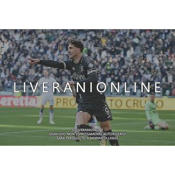 Torino 25.02.2024 Allianz Stadium @Manuela Viganti/Ag. Aldo Liverani sas Juventus vs Frosinone Campionato Calcio Serie A TIM 2023/2024 26a giornata Nella foto: esultanza dusan vlahovic dopo il gol