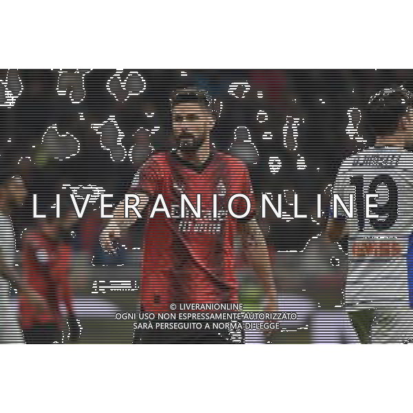 Milan vs Atalanta nella foto Olivier Giroud (Milan) Milano 25-02-2024 Stadio Giuseppe Meazza - San Siro Campionato Serie A TIM - 26a giornata foto Roberto Garavaglia/Agenzia Aldo Liverani sas/AGENZIA ALDO LIVERANI SAS