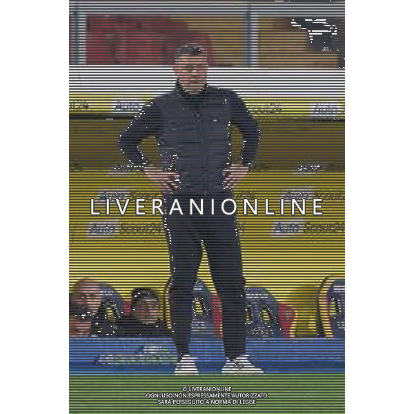 TVEM coach Roberto D’Aversa of US Lecce during the Italian soccer Serie A match Lecce vs Inter on February 25, 2024 at Via del Mare Stadium in Lecce, Italy. Photo by Emmanuele Mastrodonato/agenzia Liverani