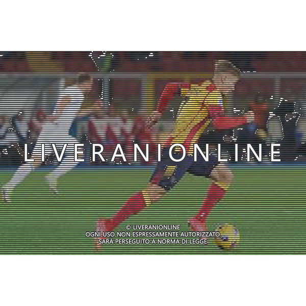 TVEM Pontus Almqvist of US Lecce during the Italian soccer Serie A match Lecce vs Inter on February 25, 2024 at Via del Mare Stadium in Lecce, Italy. Photo by Emmanuele Mastrodonato/agenzia Liverani