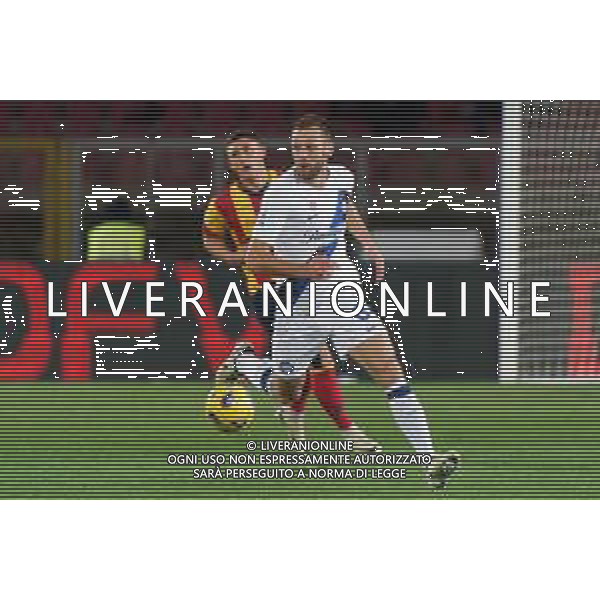 TVEM Stefan de Vrij of FC Inter during the Italian soccer Serie A match Lecce vs Inter on February 25, 2024 at Via del Mare Stadium in Lecce, Italy. Photo by Emmanuele Mastrodonato/agenzia Liverani
