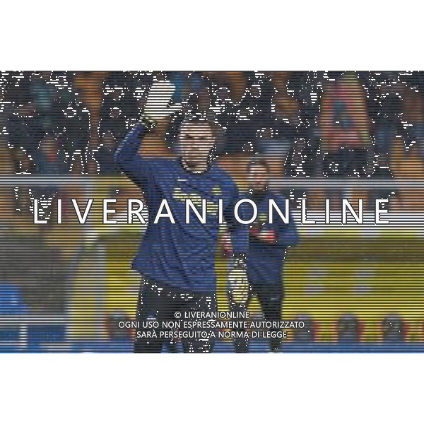 TVEM Emil Audero FC Inter during the Italian soccer Serie A match Lecce vs Inter on February 25, 2024 at Via del Mare Stadium in Lecce, Italy. Photo by Emmanuele Mastrodonato/agenzia Liverani