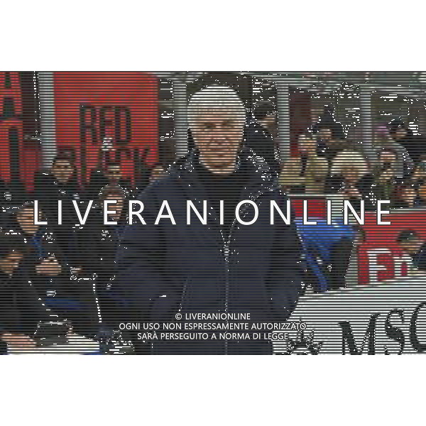 Milan vs Atalanta nella foto Gian Piero Gasperini allenatore Atalanta Milano 25-02-2024 Stadio Giuseppe Meazza - San Siro Campionato Serie A TIM - 26a giornata foto Roberto Garavaglia/Agenzia Aldo Liverani sas
