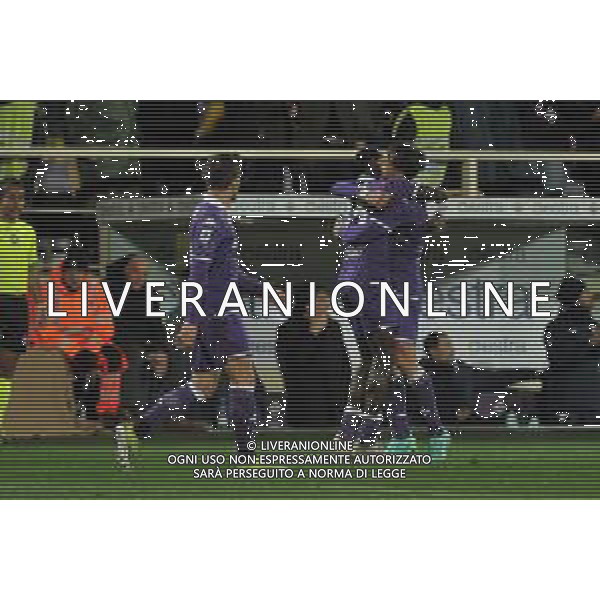 Fiorentina vs Lazio - Campionato Serie A TIM - 26 giornata - Stadio Artemioo Franchi - Firenze 26-02-2024 nella foto Esultanza Fiorentina foto federico gaetano-ag aldo liverani sas
