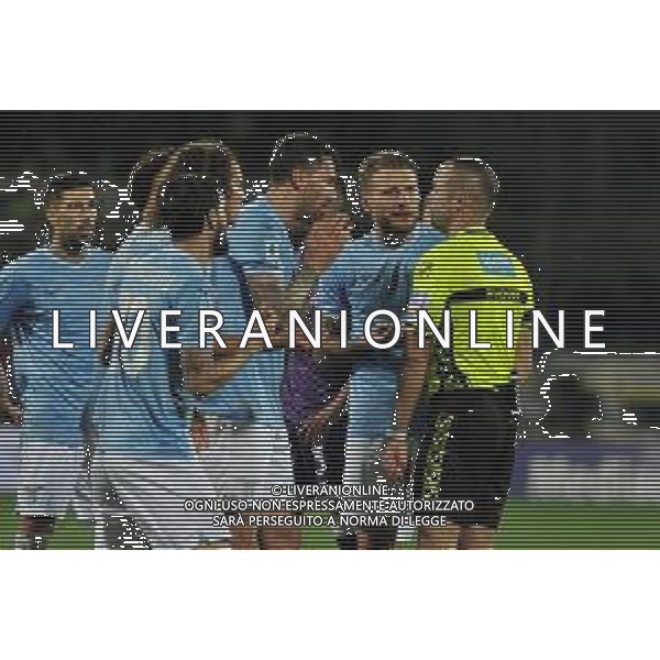Fiorentina vs Lazio - Campionato Serie A TIM - 26 giornata - Stadio Artemioo Franchi - Firenze 26-02-2024 nella foto Proteste Lazio con Guida foto federico gaetano-ag aldo liverani sas