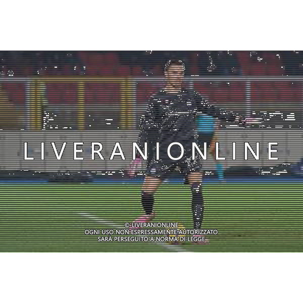 TVEM Emil Audero FC Inter during the Italian soccer Serie A match Lecce vs Inter on February 25, 2024 at Via del Mare Stadium in Lecce, Italy. Photo by Emmanuele Mastrodonato/agenzia Liverani