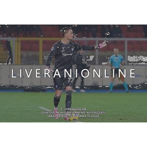 TVEM Emil Audero FC Inter during the Italian soccer Serie A match Lecce vs Inter on February 25, 2024 at Via del Mare Stadium in Lecce, Italy. Photo by Emmanuele Mastrodonato/agenzia Liverani