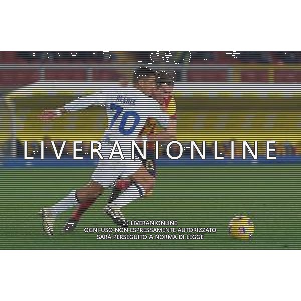 TVEM Alexis Sanchez of FC Inter in action against Federico Baschirotto of US Lecce during the Italian soccer Serie A match Lecce vs Inter on February 25, 2024 at Via del Mare Stadium in Lecce, Italy. Photo by Emmanuele Mastrodonato/agenzia Liverani