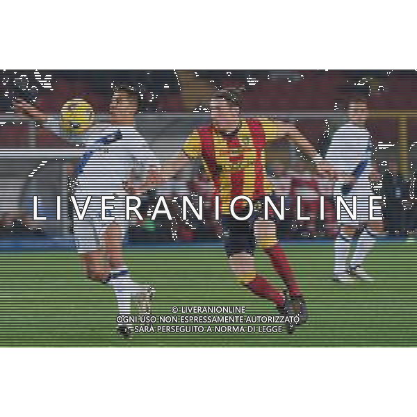 TVEM Alexis Sanchez of FC Inter in action against Federico Baschirotto of US Lecce during the Italian soccer Serie A match Lecce vs Inter on February 25, 2024 at Via del Mare Stadium in Lecce, Italy. Photo by Emmanuele Mastrodonato/agenzia Liverani