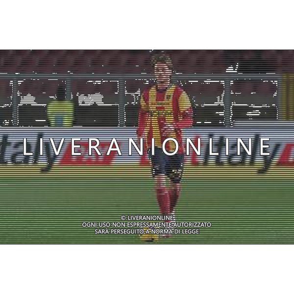 TVEM Antonino Gallo of US Lecce during the Italian soccer Serie A match Lecce vs Inter on February 25, 2024 at Via del Mare Stadium in Lecce, Italy. Photo by Emmanuele Mastrodonato/agenzia Liverani