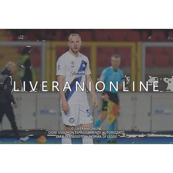 TVEM Carlos Augusto of FC Inter during the Italian soccer Serie A match Lecce vs Inter on February 25, 2024 at Via del Mare Stadium in Lecce, Italy. Photo by Emmanuele Mastrodonato/agenzia Liverani