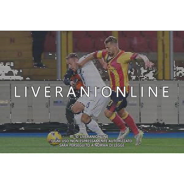 TVEM Davide Frattesi of FC Inter in action against Ylber Ramadani of US Lecce during the Italian soccer Serie A match Lecce vs Inter on February 25, 2024 at Via del Mare Stadium in Lecce, Italy. Photo by Emmanuele Mastrodonato/agenzia Liverani