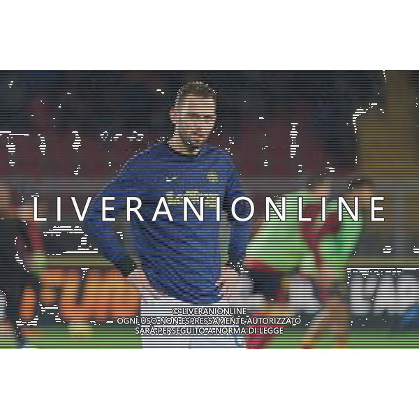 TVEM Stefan de Vrij of FC Inter warms up during the Italian soccer Serie A match Lecce vs Inter on February 25, 2024 at Via del Mare Stadium in Lecce, Italy. Photo by Emmanuele Mastrodonato/agenzia Liverani