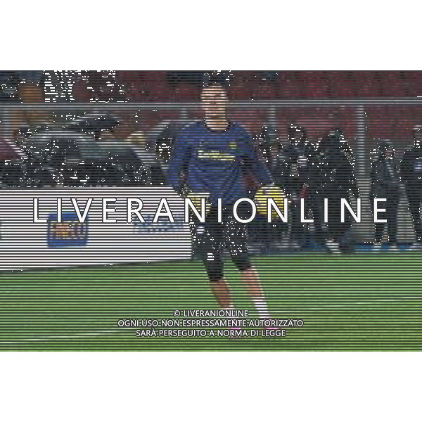 TVEM Emil Audero FC Inter warms up during the Italian soccer Serie A match Lecce vs Inter on February 25, 2024 at Via del Mare Stadium in Lecce, Italy. Photo by Emmanuele Mastrodonato/agenzia Liverani