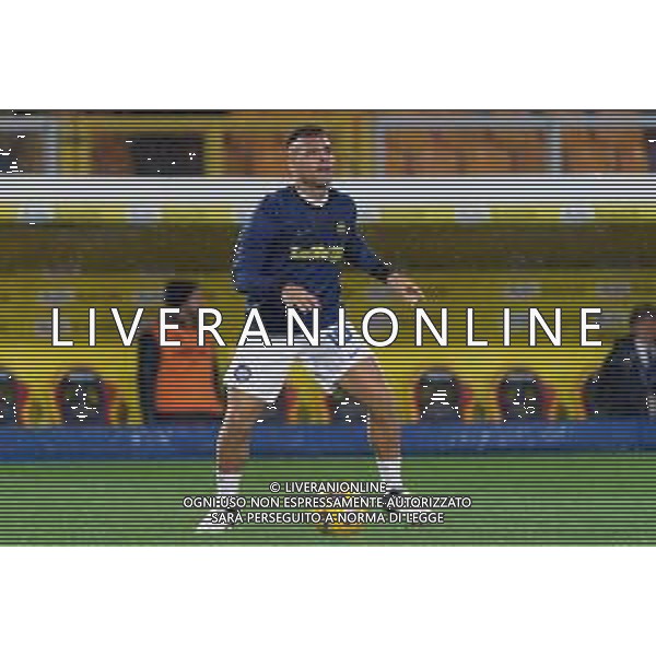 TVEM Lautaro Martínez of FC Inter warms up during the Italian soccer Serie A match Lecce vs Inter on February 25, 2024 at Via del Mare Stadium in Lecce, Italy. Photo by Emmanuele Mastrodonato/agenzia Liverani