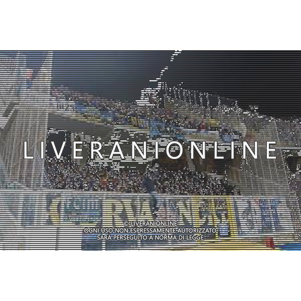 TVEM Supporters of FC Inter during the Italian soccer Serie A match Lecce vs Inter on February 25, 2024 at Via del Mare Stadium in Lecce, Italy. Photo by Emmanuele Mastrodonato/agenzia Liverani