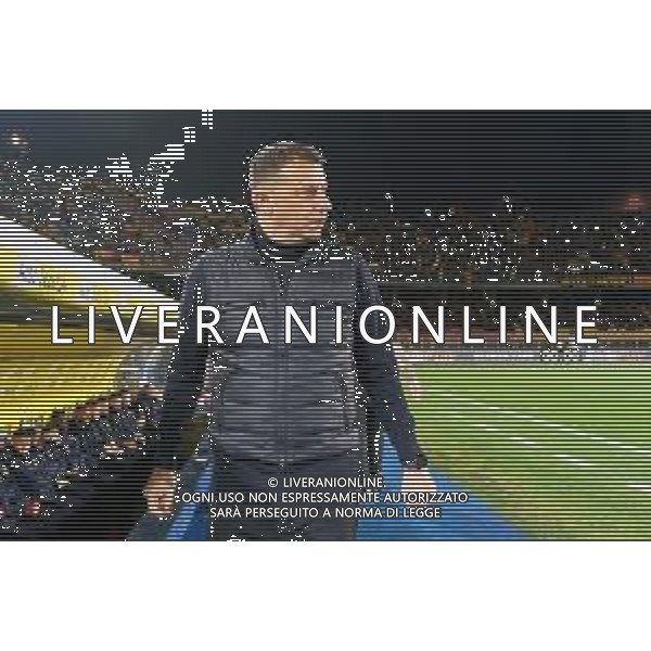 TVEM coach Roberto D’Aversa of US Lecce during the Italian soccer Serie A match Lecce vs Inter on February 25, 2024 at Via del Mare Stadium in Lecce, Italy. Photo by Emmanuele Mastrodonato/agenzia Liverani