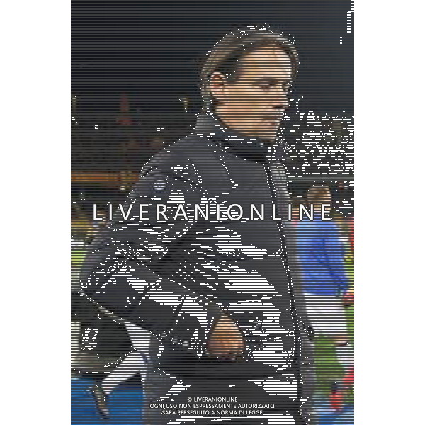 TVEM coach Simone Inzaghi of FC Inter during the Italian soccer Serie A match Lecce vs Inter on February 25, 2024 at Via del Mare Stadium in Lecce, Italy. Photo by Emmanuele Mastrodonato/agenzia Liverani