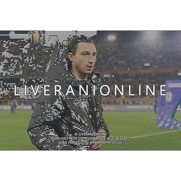 TVEM Matteo Darmian of FC Inter during the Italian soccer Serie A match Lecce vs Inter on February 25, 2024 at Via del Mare Stadium in Lecce, Italy. Photo by Emmanuele Mastrodonato/agenzia Liverani