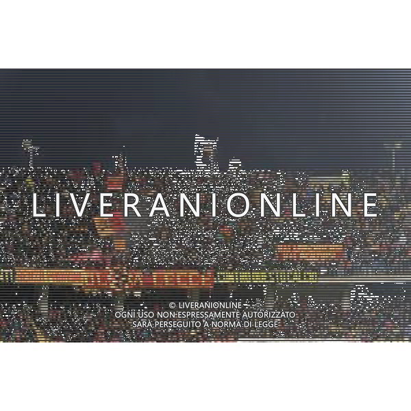 TVEM Supporters of US Lecce during the Italian soccer Serie A match Lecce vs Inter on February 25, 2024 at Via del Mare Stadium in Lecce, Italy. Photo by Emmanuele Mastrodonato/agenzia Liverani