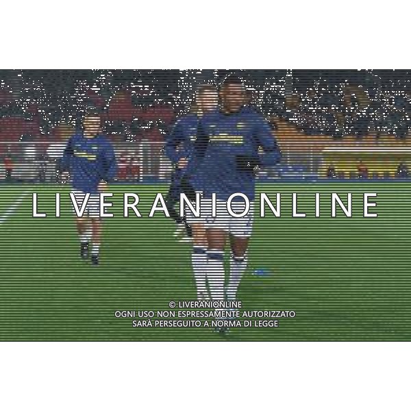 TVEM Denzel Dumfries of FC Inter during the Italian soccer Serie A match Lecce vs Inter on February 25, 2024 at Via del Mare Stadium in Lecce, Italy. Photo by Emmanuele Mastrodonato/agenzia Liverani