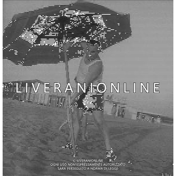 NEG-RETROSPETTIVA CARLO CAMPANINI ATTORE NELLA FOTO CARLO CAMPANINI A CAPRI NELL\'ANNO 1952 AG ALDO LIVERANI SAS