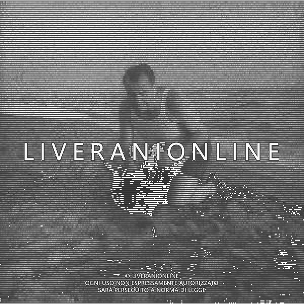 NEG-RETROSPETTIVA CARLO CAMPANINI ATTORE NELLA FOTO CARLO CAMPANINI A CAPRI NELL\'ANNO 1952 AG ALDO LIVERANI SAS