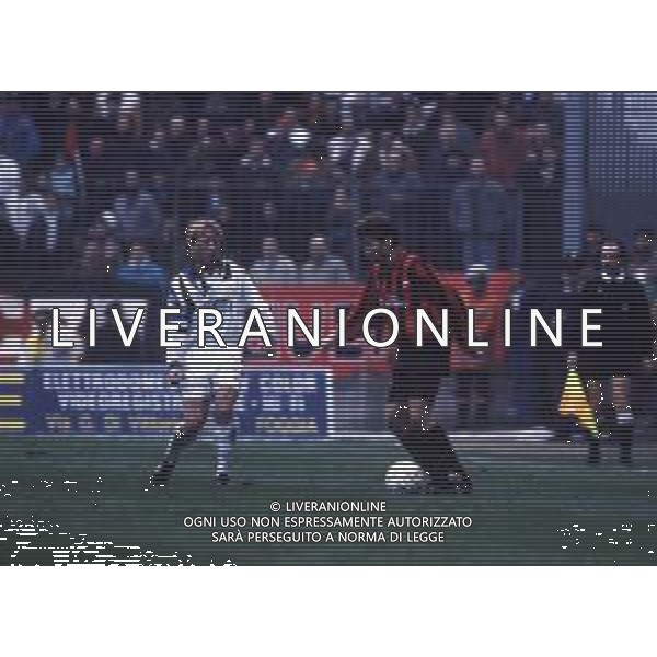 DIAP-RETROSPETTIVA DAN PETRESCU CALCIATORE NELLA FOTO DAN PETRESCU CON LA MAGLIA DEL FOGGIA CALCIO NELL\'ANNO 1991-1992 AG ALDO LIVERANI SAS