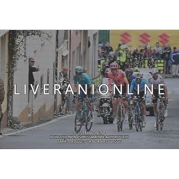 28-02-2024 Trofeo Laigueglia; 2024, Astana Qazaqstan; 2024, Ef Education - Easypost; 2024, Decathlon - Ag2r La Mondiale; Scaroni, Christian; Rafferty, Darren; Vendrame, Andrea; Colla Micheri; FOTO STEFANO SIROTTI-AG ALDO LIVERANI SAS