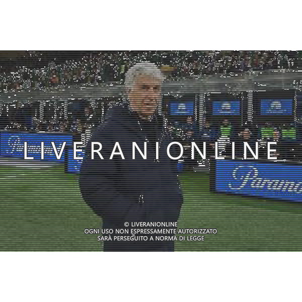Inter vs Atalanta nella foto Gian Piero Gasperini allenatore Atalanta Milano 28-02-2024 Stadio Giuseppe Meazza - San Siro Campionato Serie A TIM - recupero della 21a giornata foto Roberto Garavaglia/Agenzia Aldo Liverani sas