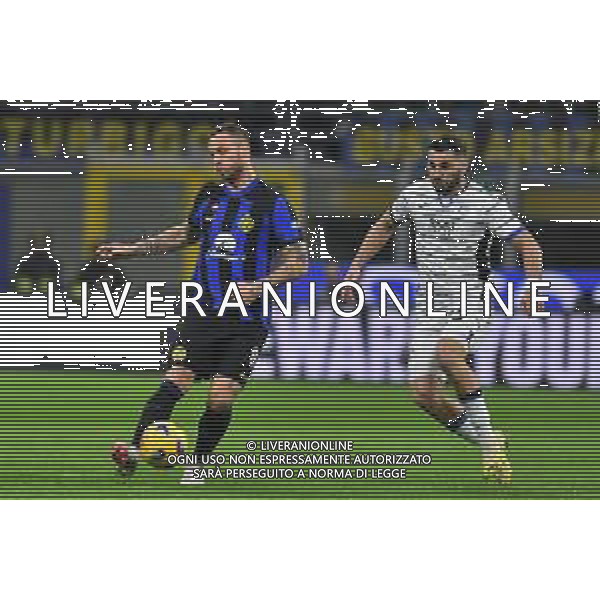 Serie A 2023-2024 Stadio Giuseppe Meazza, Milano Inter vs Atalanta Nella foto: Marko Arnautovic e Sead Kolasinac ©Andrea Rosito/AGENZIA ALDO LIVERANI SAS