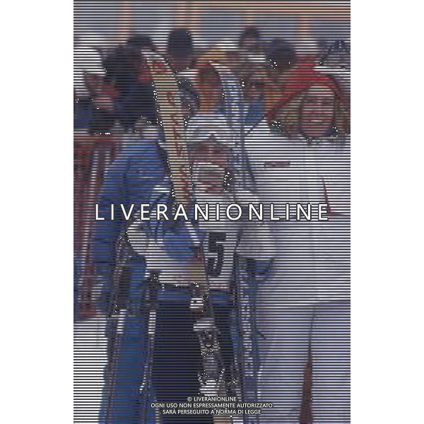 DIAP-RETROSPETTIVA PAOLA MAGONI SCI NELLA FOTO PAOLA MAGONI NELL\'ANNO 1984 AG ALDO LIVERANI SAS