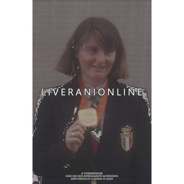 DIAP-RETROSPETTIVA PAOLA MAGONI SCI NELLA FOTO PAOLA MAGONI NELL\'ANNO 1984 ALLE OLIMPIADI INVERNALI A SARAJEVO AG ALDO LIVERANI SAS 