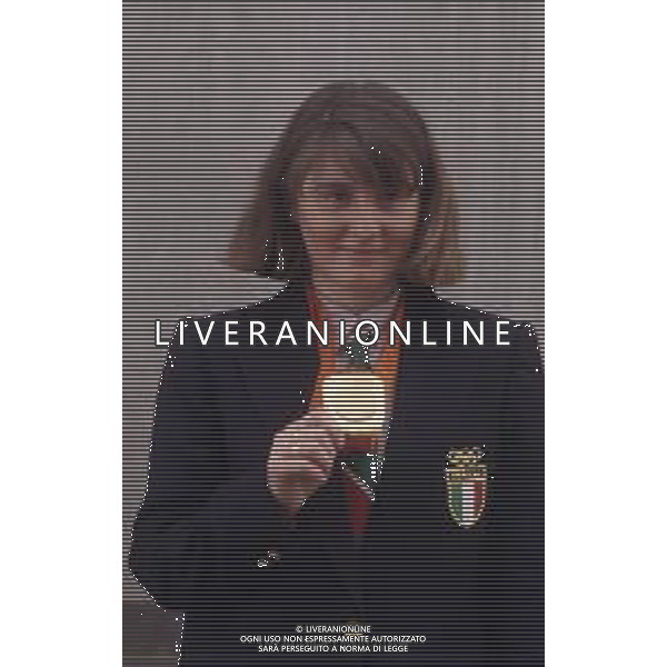 DIAP-RETROSPETTIVA PAOLA MAGONI SCI NELLA FOTO PAOLA MAGONI NELL\'ANNO 1984 ALLE OLIMPIADI INVERNALI A SARAJEVO AG ALDO LIVERANI SAS 