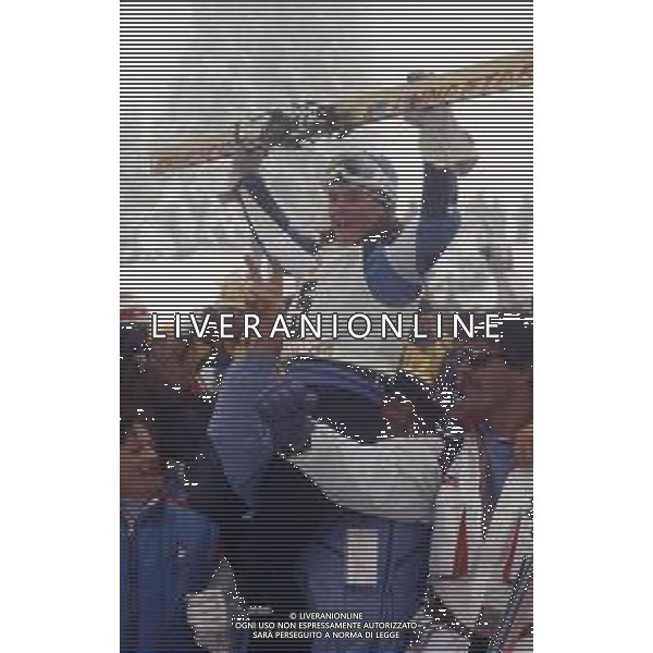 DIAP-RETROSPETTIVA PAOLA MAGONI SCI NELLA FOTO PAOLA MAGONI NELL\'ANNO 1984 ALLE OLIMPIADI INVERNALI A SARAJEVO AG ALDO LIVERANI SAS 