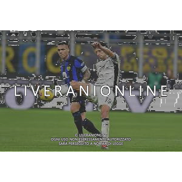 Serie A 2023-2024 Stadio Giuseppe Meazza, Milano Inter vs Atalanta Nella foto: Berat Djimsiti e Lautaro Martinez FOTO ANDREA ROSITO-AG ALDO LIVERANI SAS