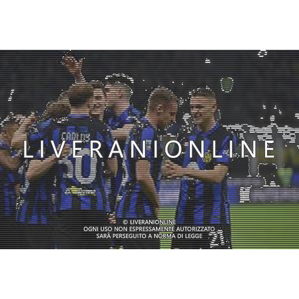 Inter vs Atalanta nella foto Davide Frattesi (Inter) dolorante subito dopo il gol del 4 a 0 Milano 28-02-2024 Stadio Giuseppe Meazza - San Siro Campionato Serie A TIM - recupero della 21a giornata foto Roberto Garavaglia/Agenzia Aldo Liverani sas