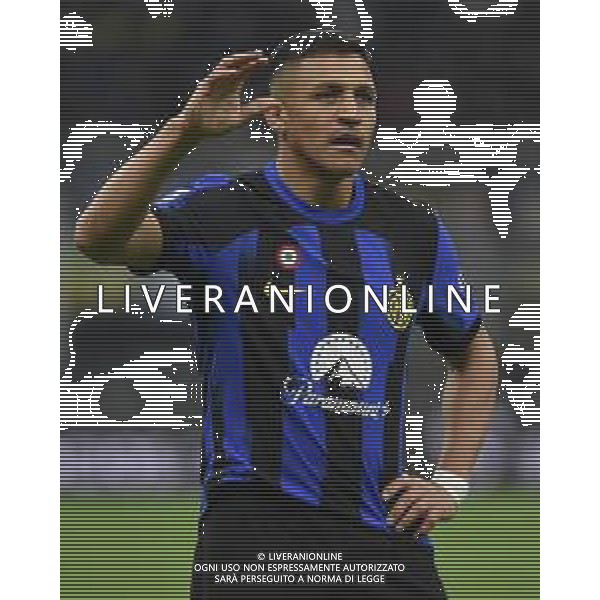 Inter vs Atalanta nella foto Alexis Sanchez (Inter) Milano 28-02-2024 Stadio Giuseppe Meazza - San Siro Campionato Serie A TIM - recupero della 21a giornata foto Roberto Garavaglia/Agenzia Aldo Liverani sas