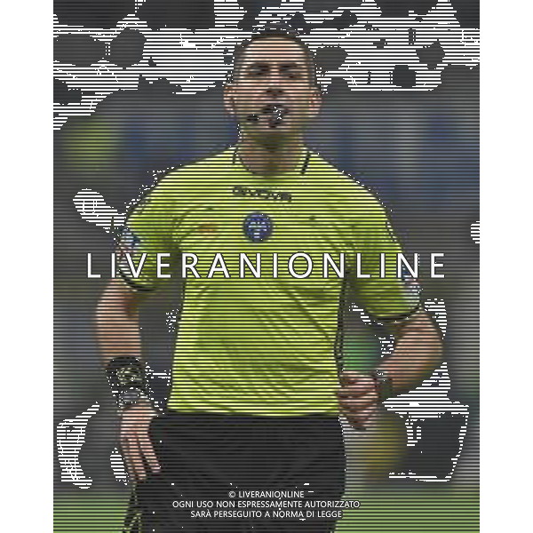 Inter vs Atalanta nella foto l\'arbitro Andrea Colombo di Como Milano 28-02-2024 Stadio Giuseppe Meazza - San Siro Campionato Serie A TIM - recupero della 21a giornata foto Roberto Garavaglia/Agenzia Aldo Liverani sas