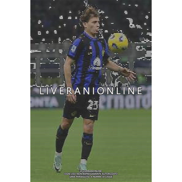 Inter vs Atalanta nella foto Nicolo\' Barella (Inter) Milano 28-02-2024 Stadio Giuseppe Meazza - San Siro Campionato Serie A TIM - recupero della 21a giornata foto Roberto Garavaglia/Agenzia Aldo Liverani sas