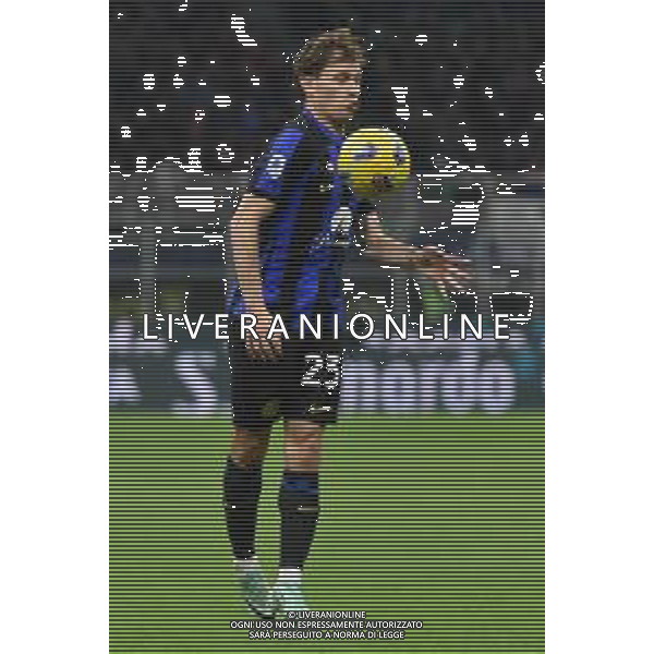 Inter vs Atalanta nella foto Nicolo\' Barella (Inter) Milano 28-02-2024 Stadio Giuseppe Meazza - San Siro Campionato Serie A TIM - recupero della 21a giornata foto Roberto Garavaglia/Agenzia Aldo Liverani sas