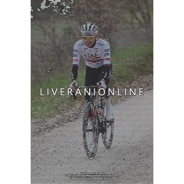 29-02-2024 Allenamento Strade Bianche 2024; 2024, Uae Team Emirates; Pogacar, Tadej; Le Tolfe; foto stefano sirotti-ag aldo liverani sas
